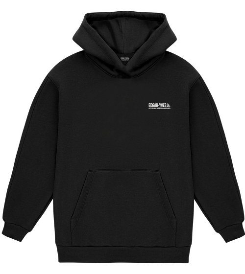 Hoodie Noir Edgar-Yves Jr. - " C'est Pas moi c'est Francine "