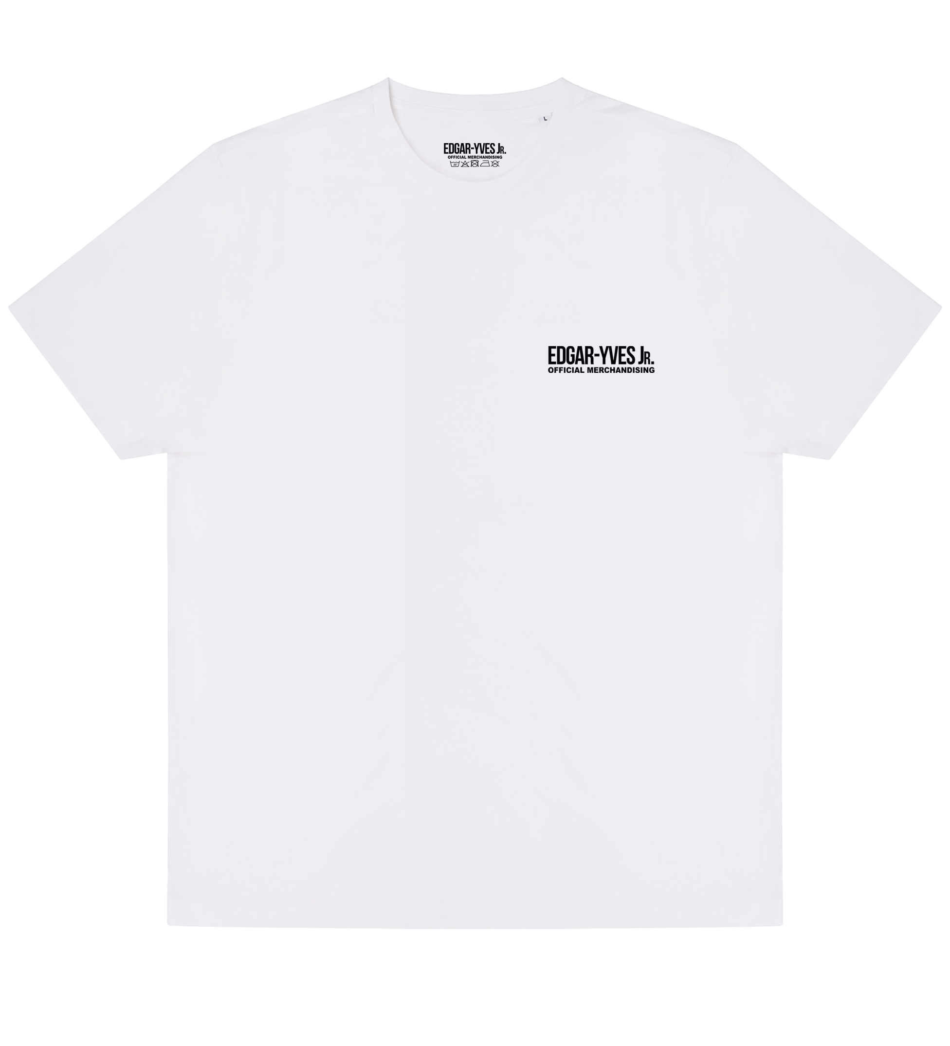T-Shirt Blanc Edgar-Yves Jr. - Egar-Yves Tour